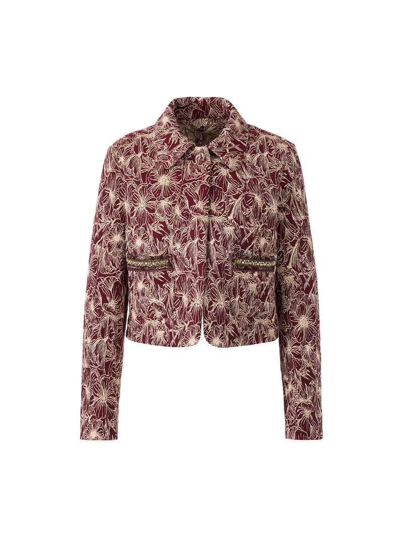 Marc Cain Embroidered Pattern Jacket