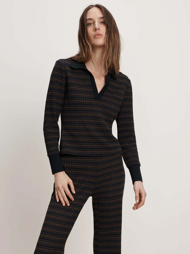 Veronica Beard Kamal Knit Polo