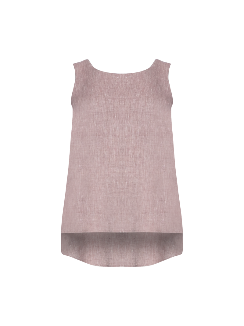 QL2 Carol Plain Sleevless Top