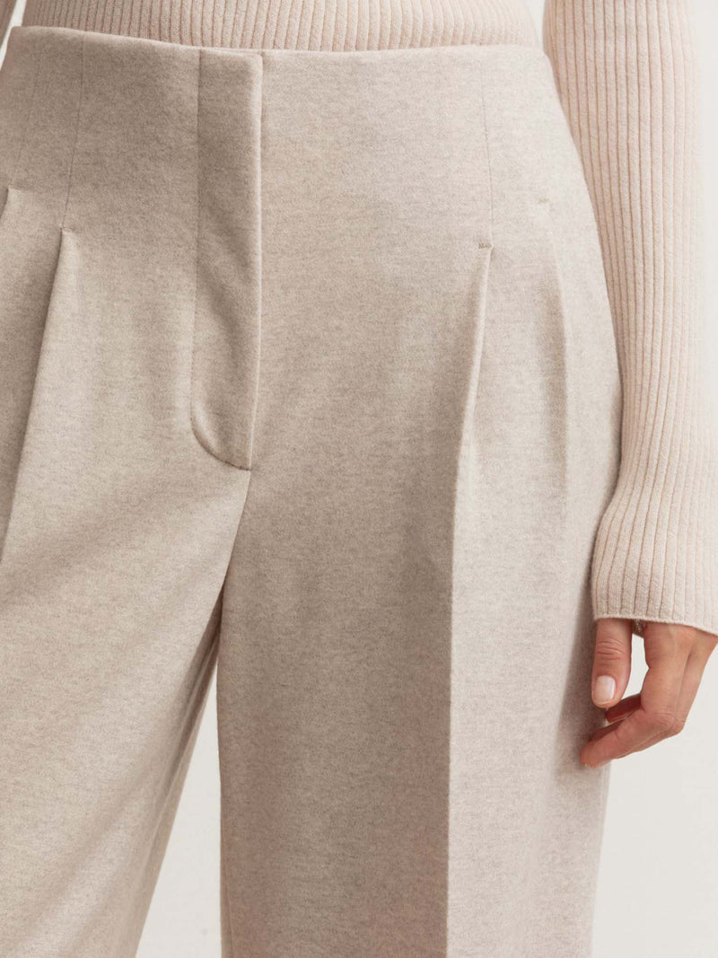 Iris Von Arnim Lainie Pleated Trousers