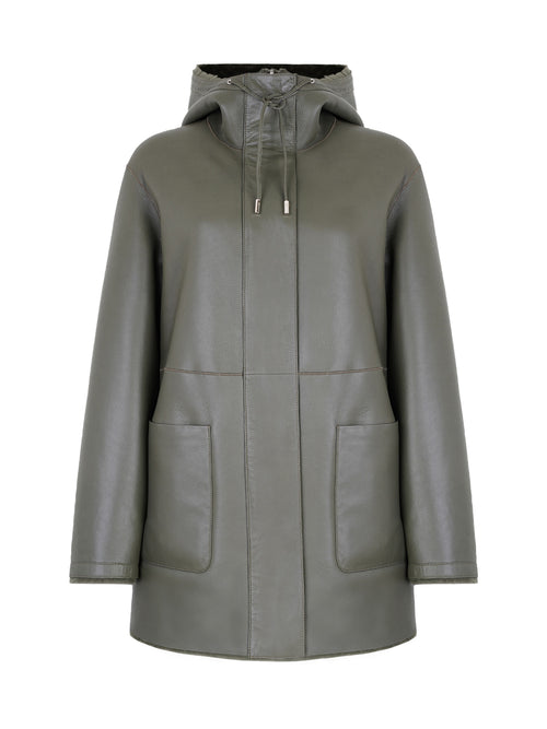 Desa Reversible Merino Shearling Coat