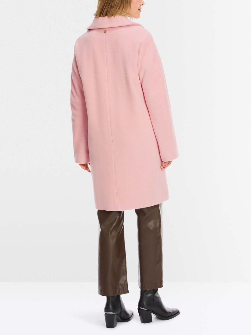 Marc Cain Fluffy Coat with Kimono Sleeves