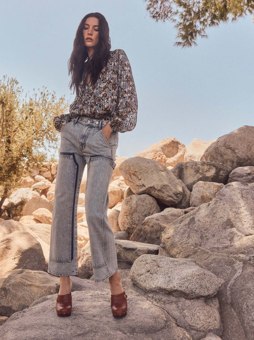 Veronica Beard Linds Silk Blouse