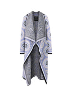 Marc Cain Knitted Coat with Waterfall Collar