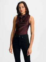 Veronica Beard Tam Silk Sleeveless Top