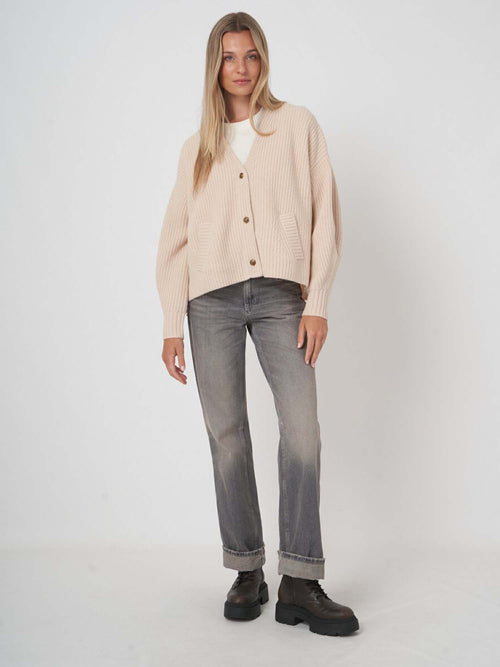 Repeat V-neck Cardigan