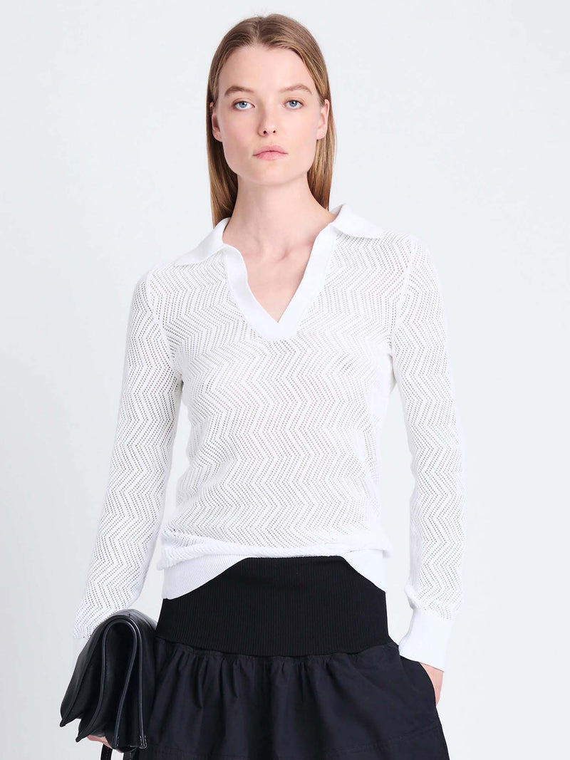 Proenza Schouler Agnes Polo Knit