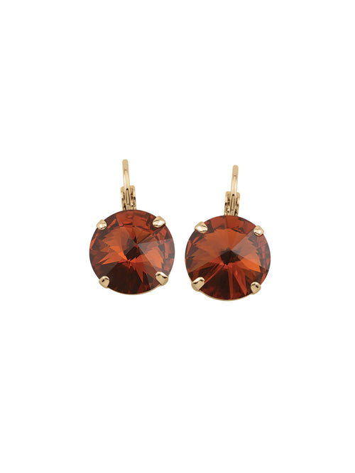 Rebekah Price Topaz Rivoli Drop Earrings