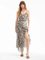 Veronica Beard Avenel Silk Midi Dress