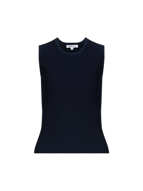 Veronica Beard Sid Rib Knit Tank