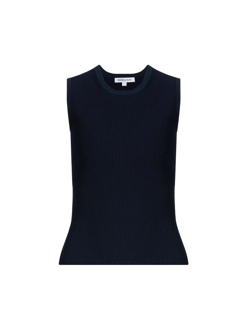 Veronica Beard Sid Rib Knit Tank