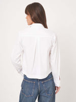 Repeat Long Sleeve Button Front Shirt