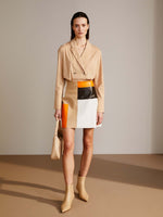 Marc Cain Nappa Leather Mini Skirt