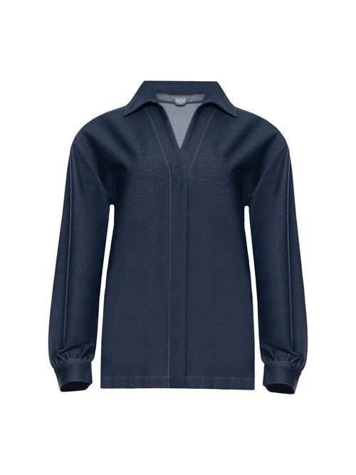 MM Orleans Jersey Effect Denim Jacket
