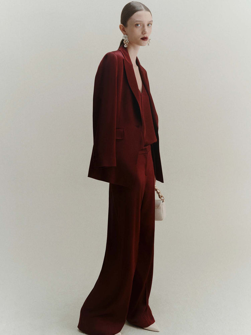 Marella Cognac Satin Jacket