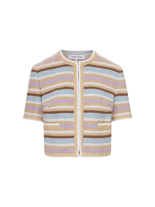 Veronica Beard Wyatt Short-Sleeve Jacket