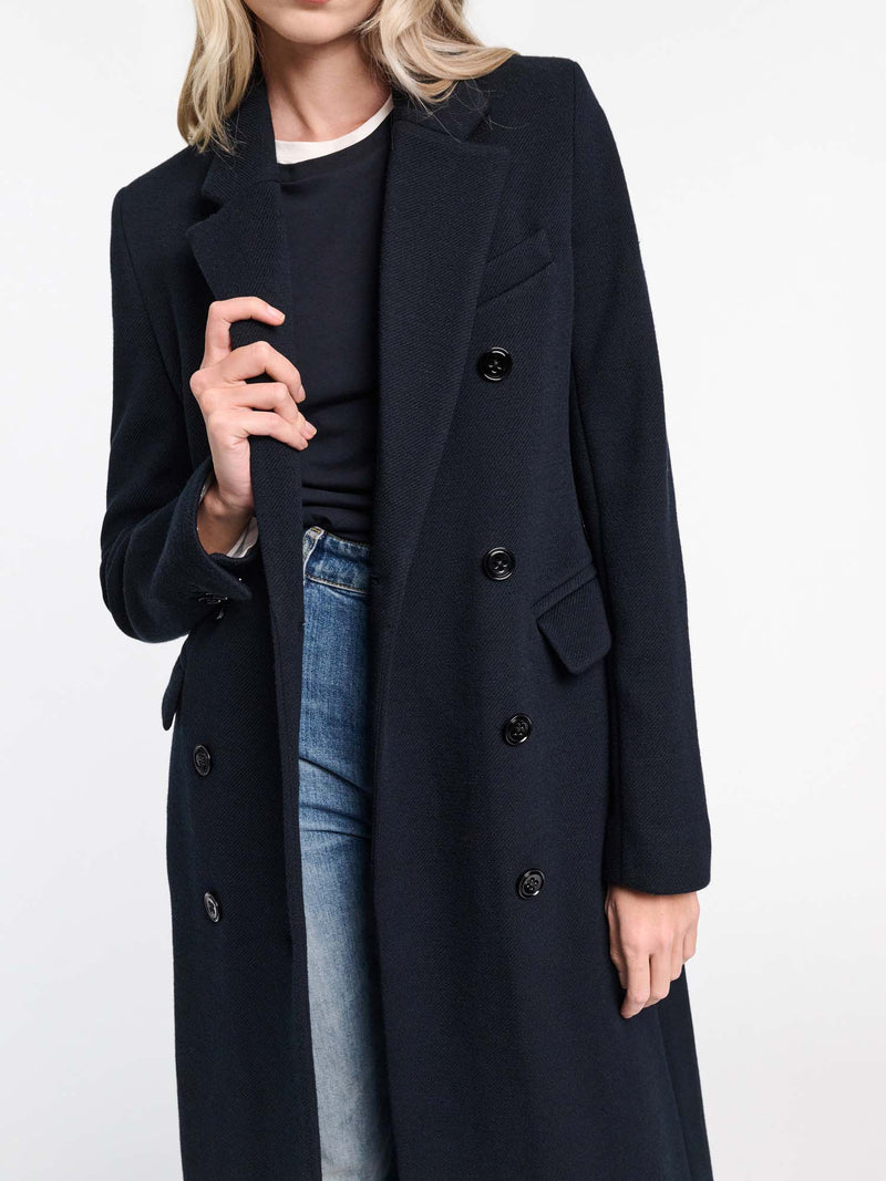 Dorothee Schumacher Comfy Chic Double Breasted Coat