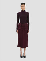 Victoria Beckham Ribbed Long Sleeve Polo