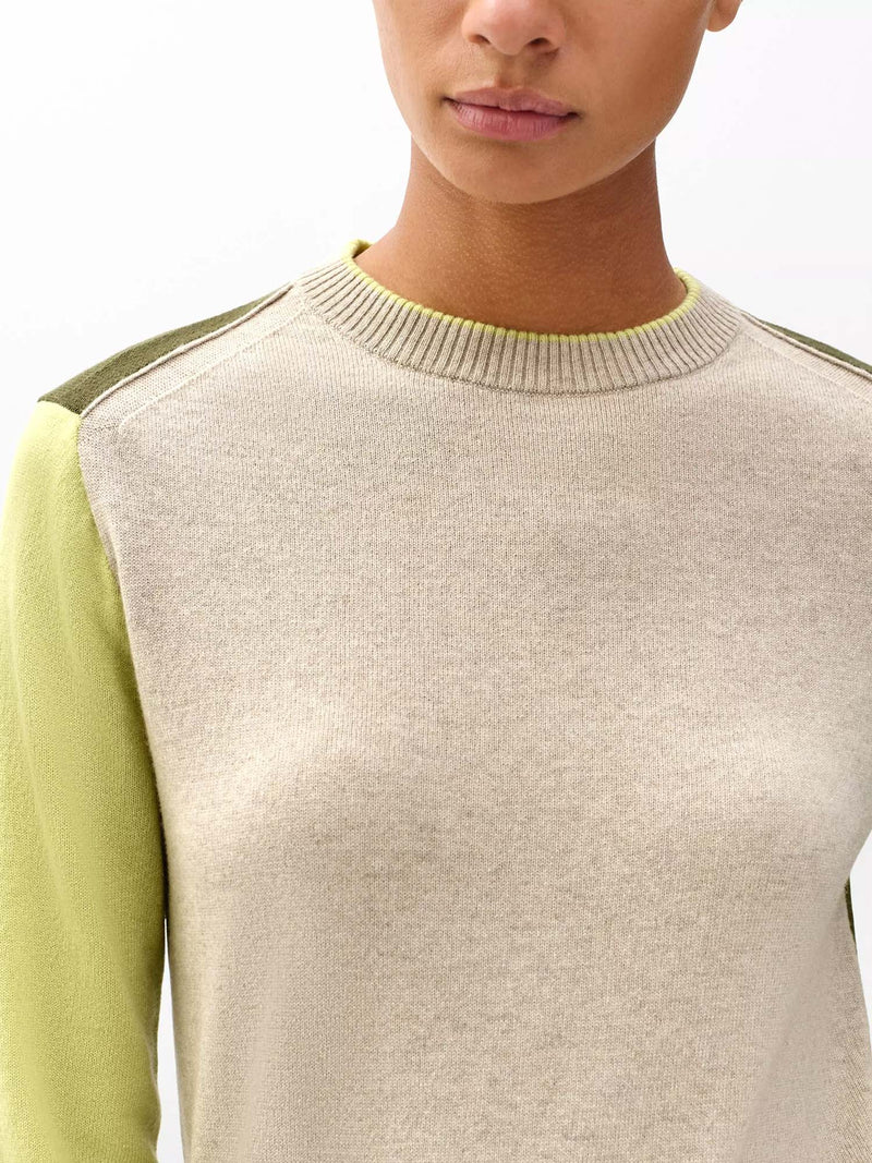 Rag &amp; Bone Taron Colourblock Crewneck Sweater