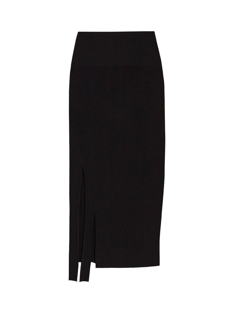 Victoria Beckham Stretch Skirt with Slit