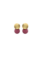 Terrena Enamelled Brass Earrings