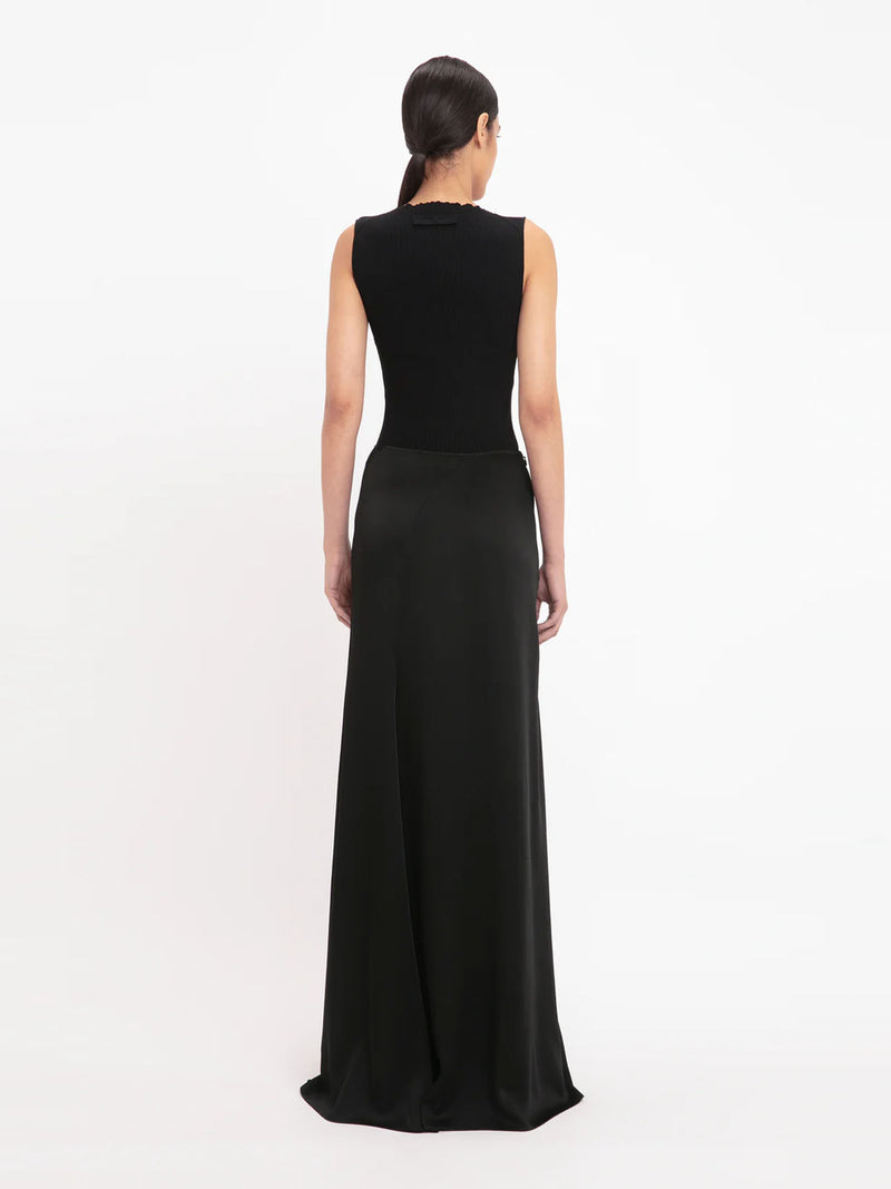 Victoria Beckham Rib Detail V-neck Tank