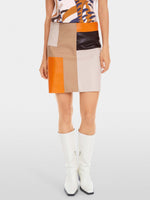 Marc Cain Nappa Leather Mini Skirt