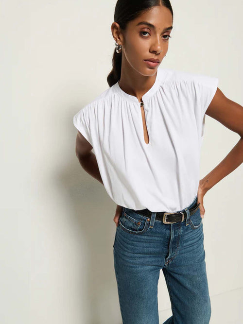Nation Cary Keyhole Top