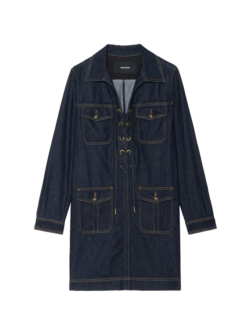 Zadig &amp; Voltaire Remacha Denim Dress