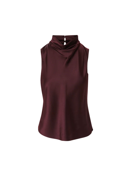 Veronica Beard Tam Silk Sleeveless Top