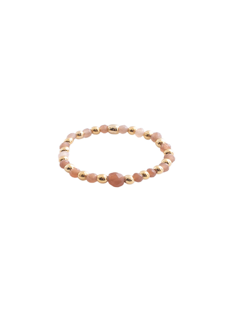 Alisia Round Faceted Ring