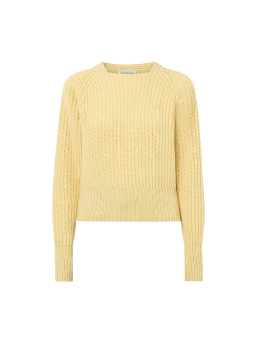 Victoria Beckham Rib Detail Cropper Jumper