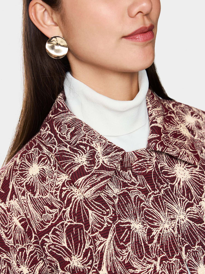 Marc Cain Embroidered Pattern Jacket