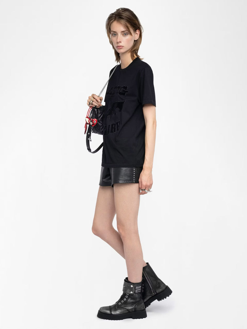 Zadig &amp; Voltaire Edwin Flock Strass T-Shirt