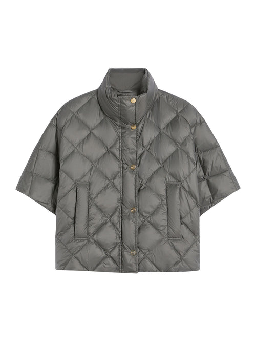 Max Mara Cube Tresi Quilted Poncho