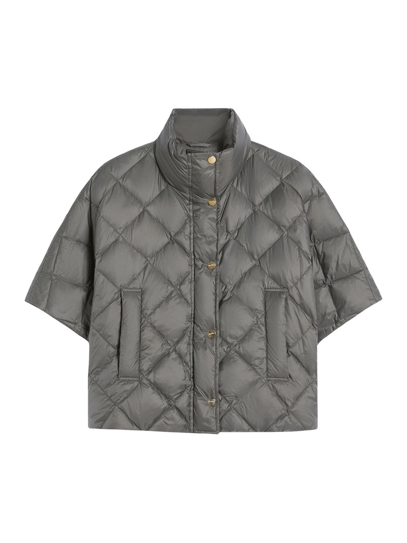 Max Mara Cube Tresi Quilted Poncho