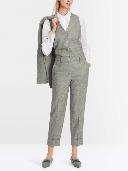 Marc Cain Fordon Herringbone Trousers