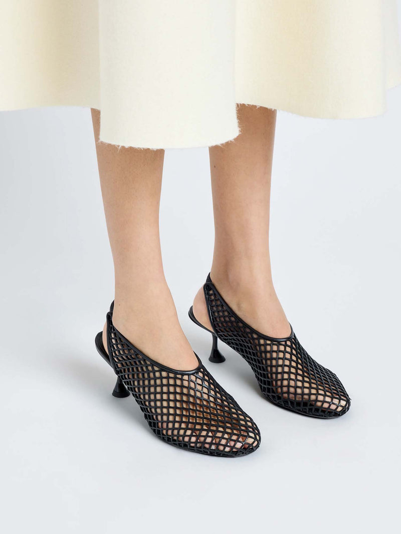 Proenza Schouler Tee Perforated Slingback Pumps