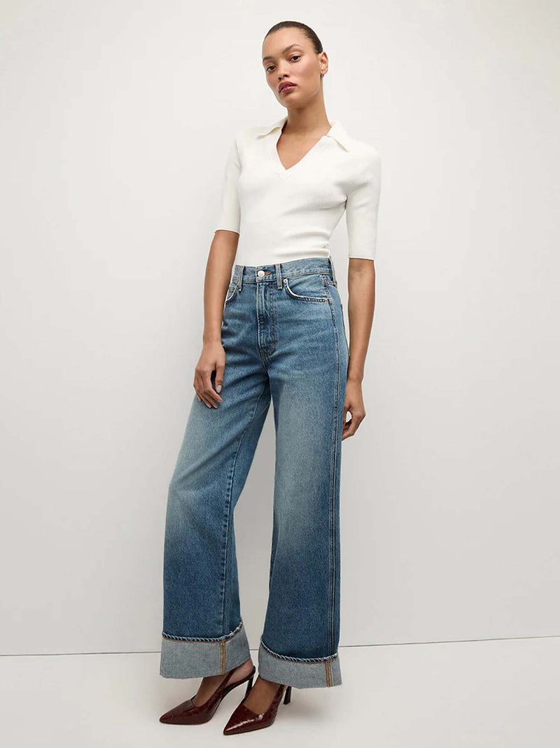 Veronica Beard Emily Polo Top