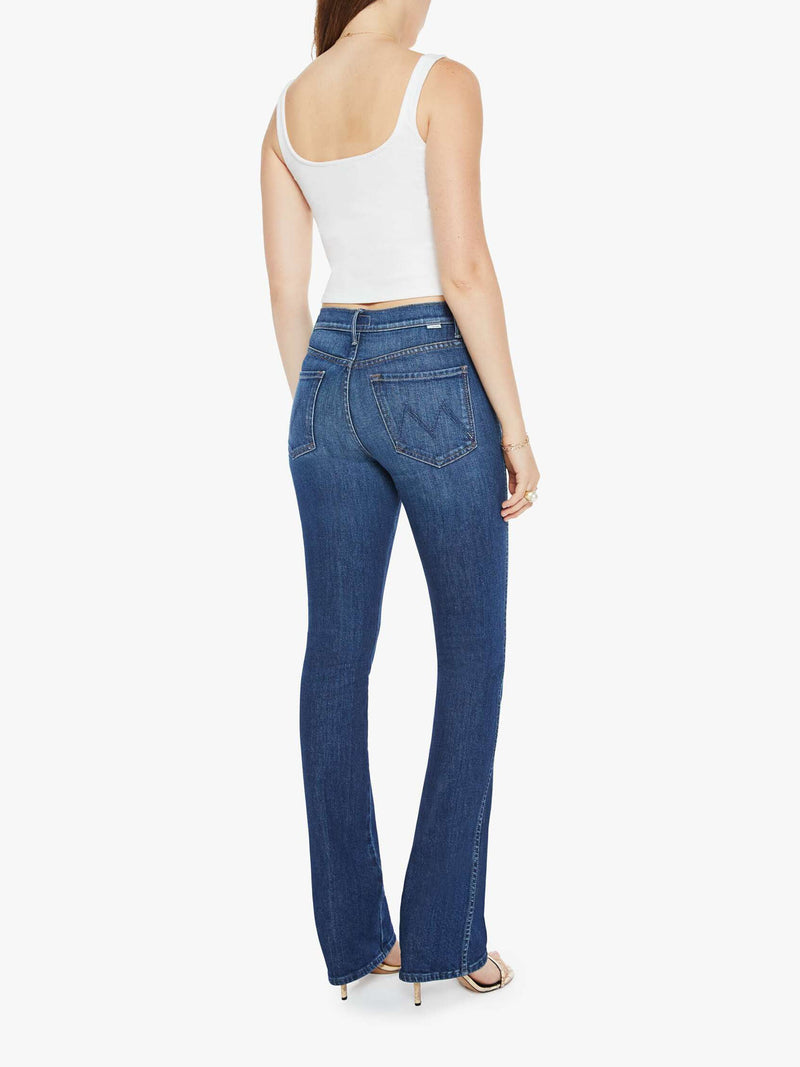 Mother Mid Rise Smokin Double Heel Jeans