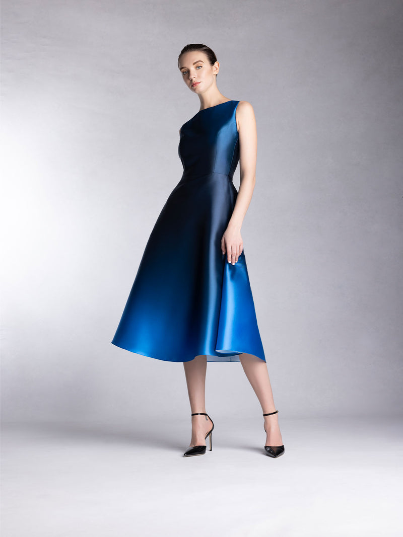 Mi Jong Lee Gradient Sleeveless Dress