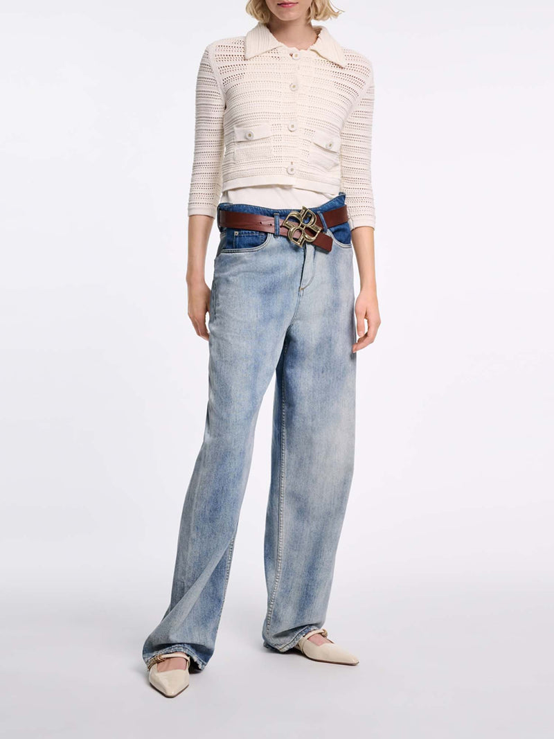 Dorothee Schumacher Precise Pointelle Knit Jacket