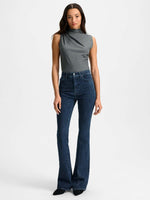 Veronica Beard Mylie Mock-Neck Tank Top