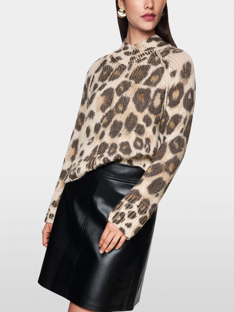 Marc Cain Leopard Print Jumper