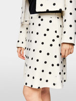 Marc Cain Flared Skirt w. Polka Dots