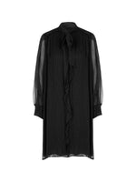 Marc Cain Polka Dot Long Sleeve Dress