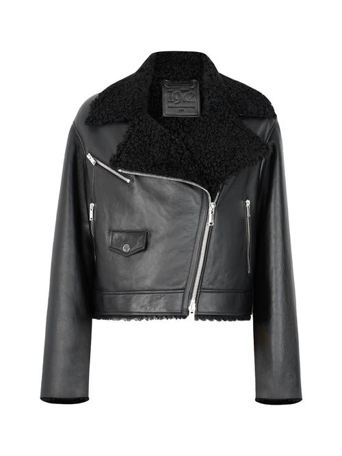 Desa Shearling Jacket with Curly Merinillo