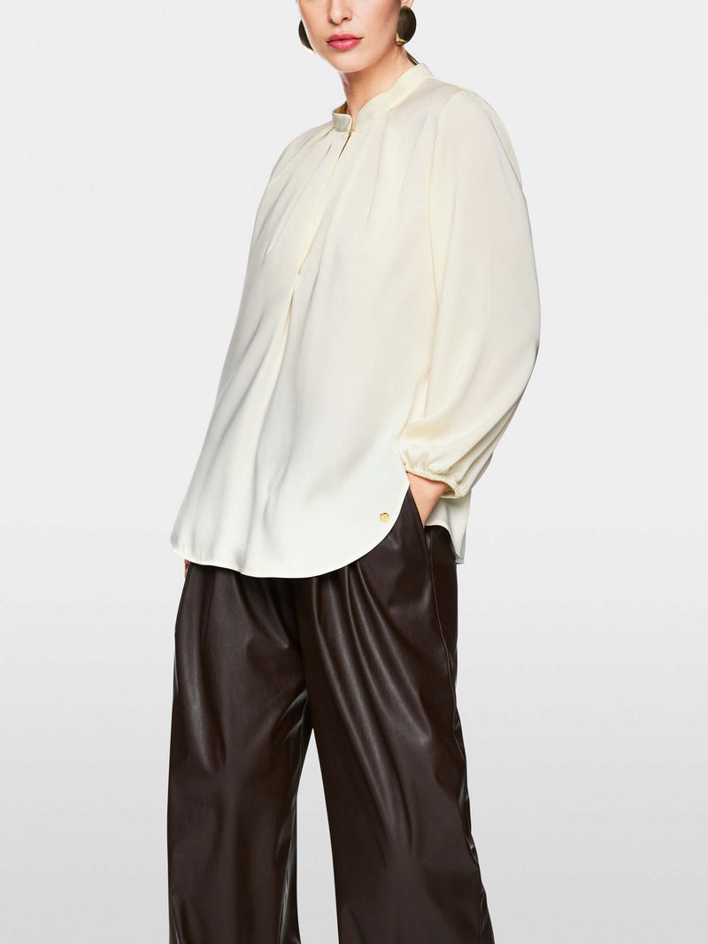 Marc Cain Elegant Blouse with Pleated Details