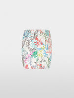 Marc Cain Mini Skirt with Arty Leaf Motif