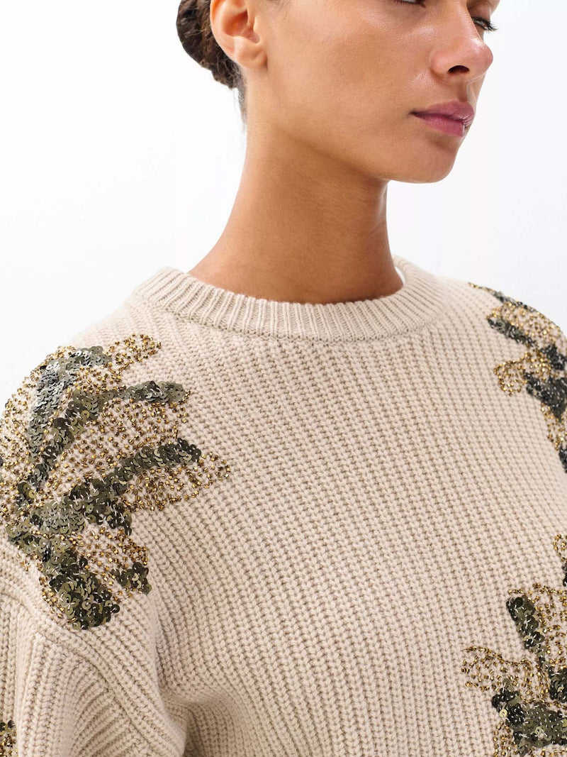 Rag &amp; Bone Julie Sequin Wool Sweater